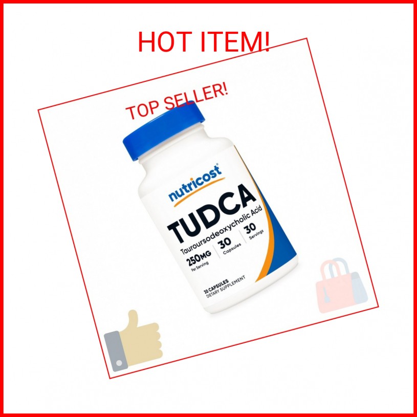 Nutricost Tudca 250mg, 30 Capsules (Tauroursodeoxycholic Acid) – Gluten Free, No