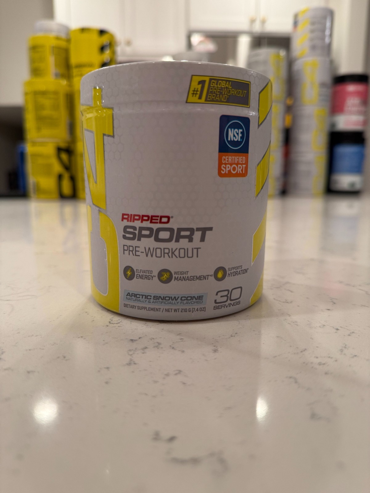 Cellucor C4 Ripped Sport Pre Workout Powder Arctic Snow Cone BEST BY: 03/27