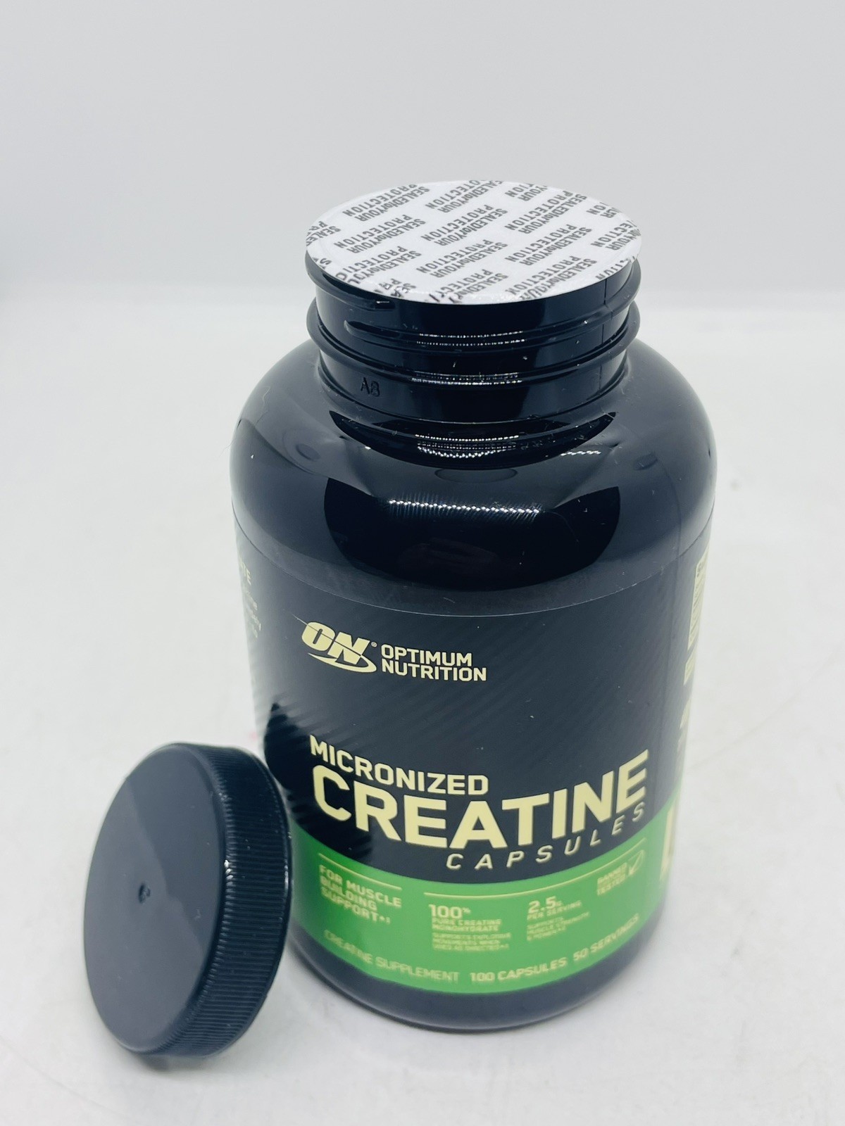 Micronized Creatine Capsules, 100 Capsules (1.25 g per Capsule )