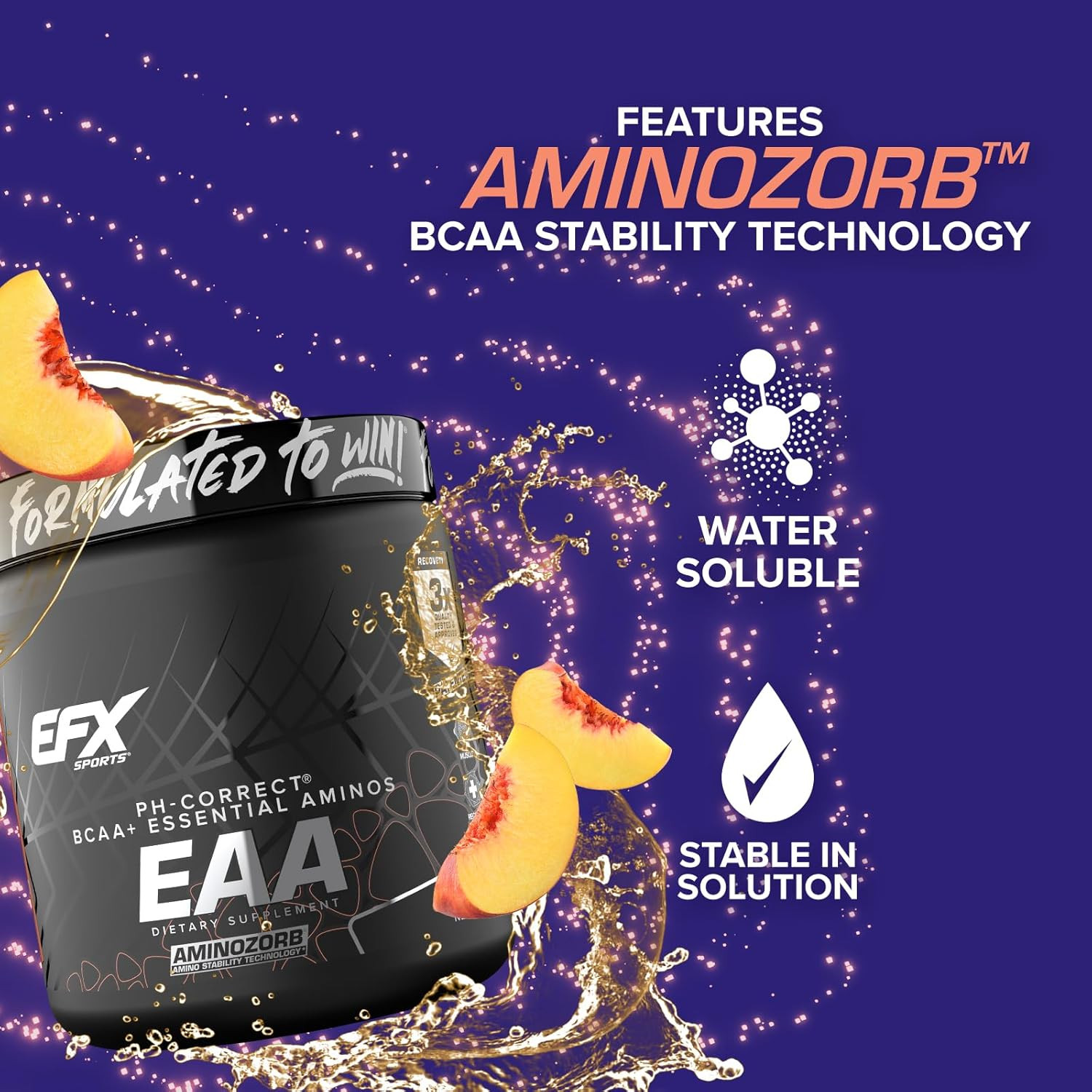 Essential Amino Acids EAA Supplement Georgia Peach 30 Servings