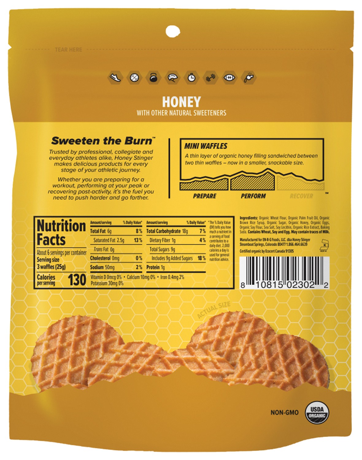 Honey Stinger Mini Waffle – Honey