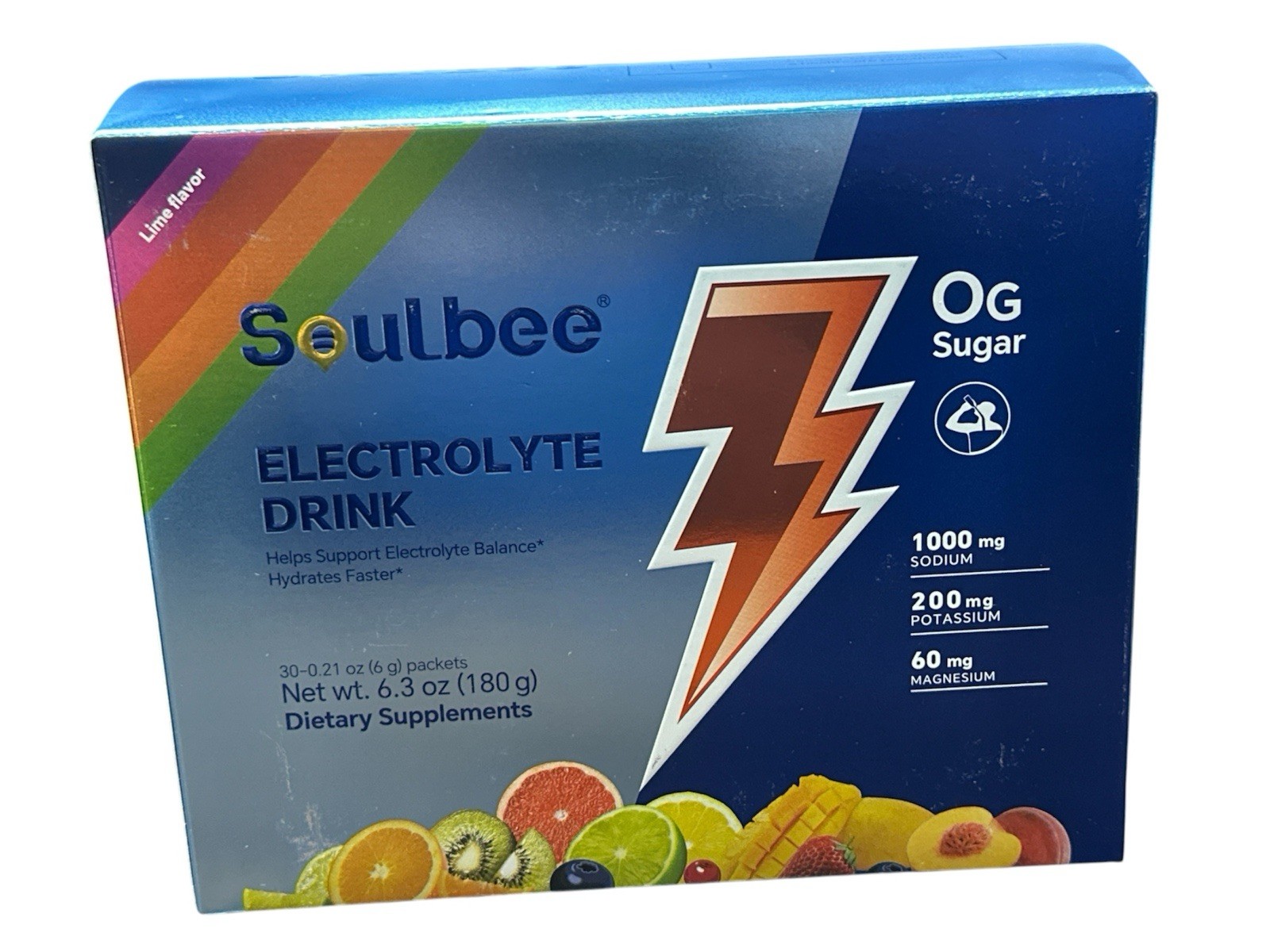 Soulbee Hydration Powder – Zero Sugar Electrolyte Drink Mix for Daily Energy