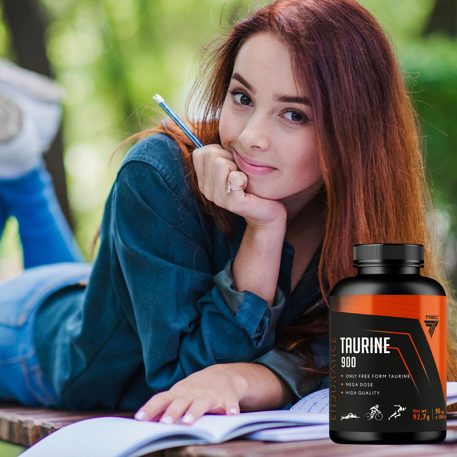 TAURINE 900 – 90–270 Capsules – Focus, Energy, Muscle, Amino Acid – No Caffeine