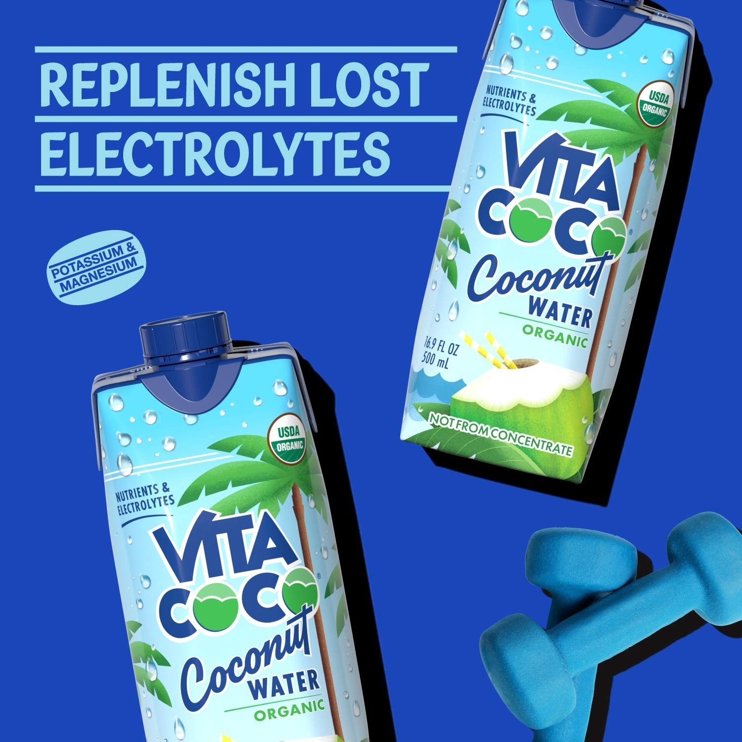 Pure Organic Coconut Water | Hydrating Electrolytes & Vital Nutrients | 12-Pack
