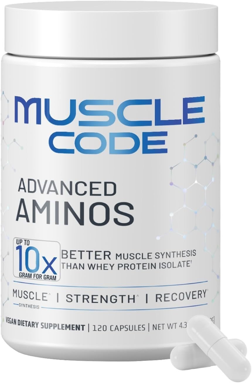 NAUTILUS Muscle Code Essential Amino Acid Capsules – Muscle Synthesis & Repair &
