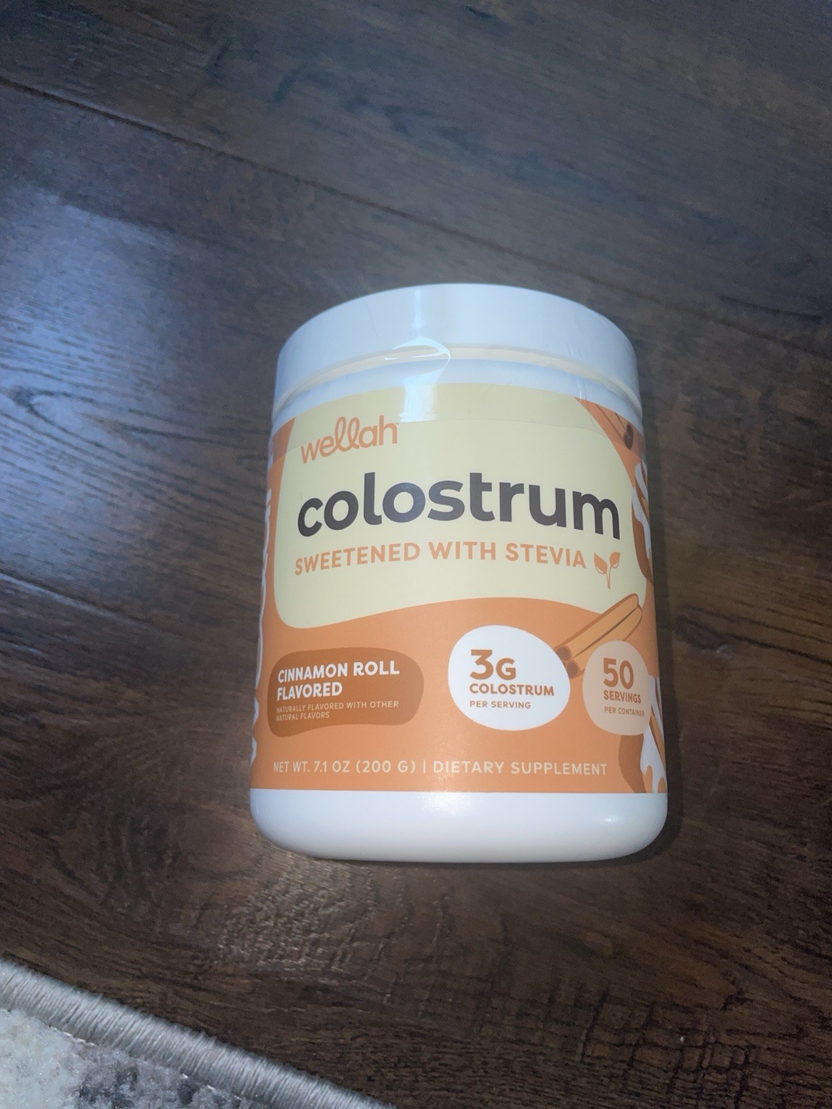 Wellah Colostrum sweetened with stevia 50 servings Powder