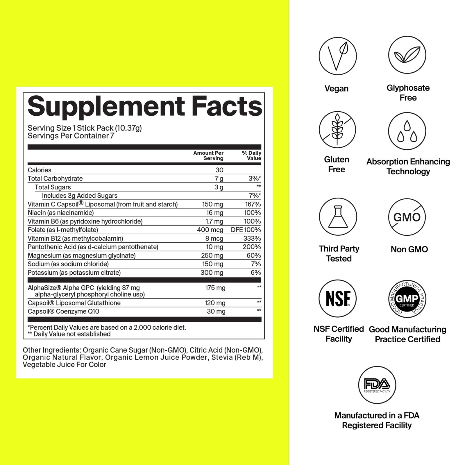 The Absorption Company Electrolyte Powder Packets – Workout Recovery Hydration
