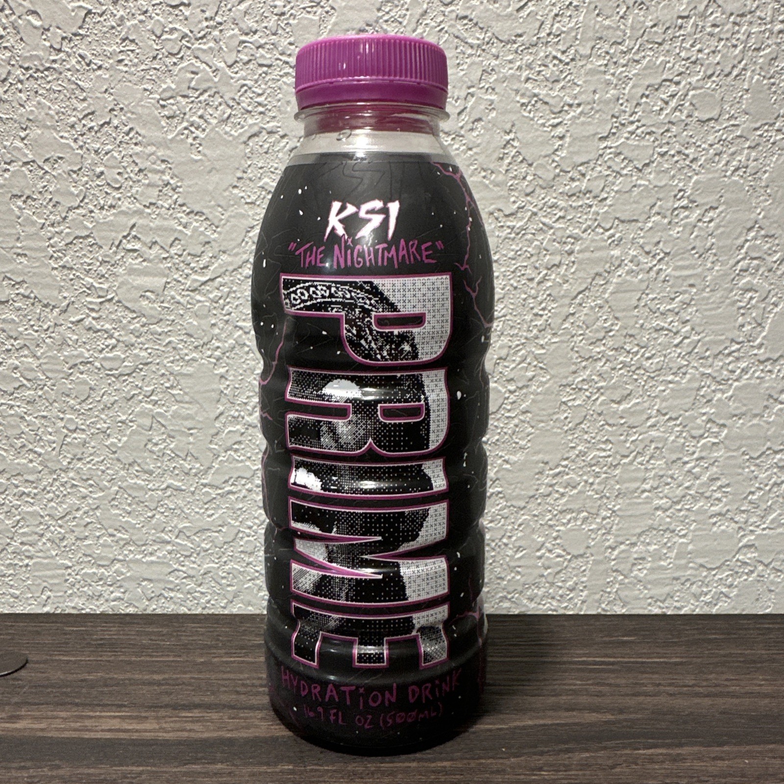 PRIME KSI THE NIGHTMARE LIMITED EDITION STRAWBERRY CREAM HYDRATION DRINK 16.9FL