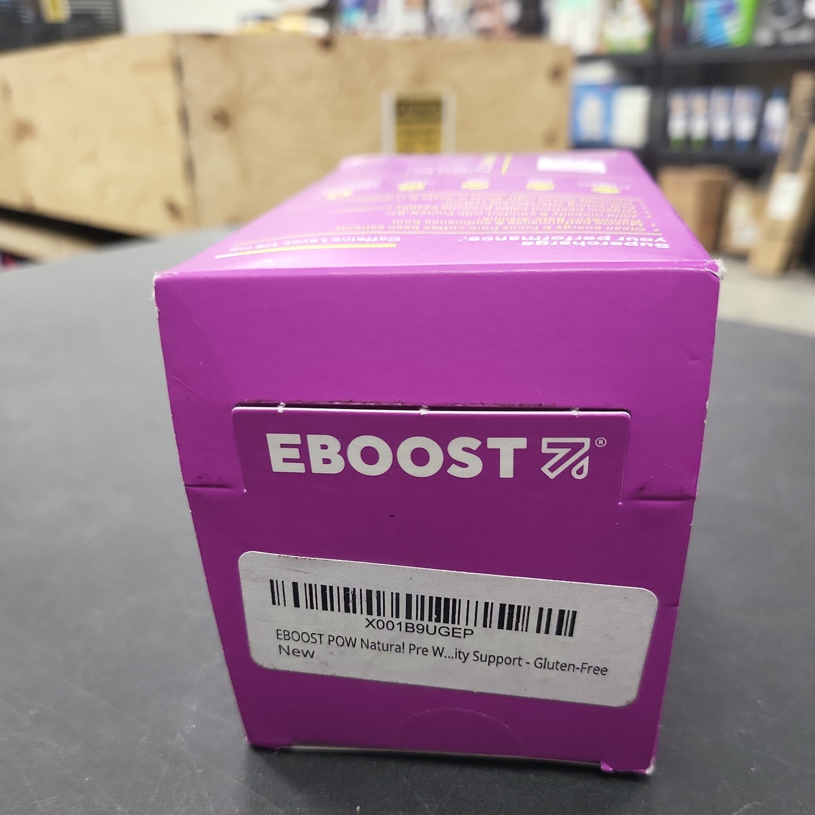 EBOOST POW Clean Energy Pre-Workout Berry Melon Fizz 15 Packets BB 11/25