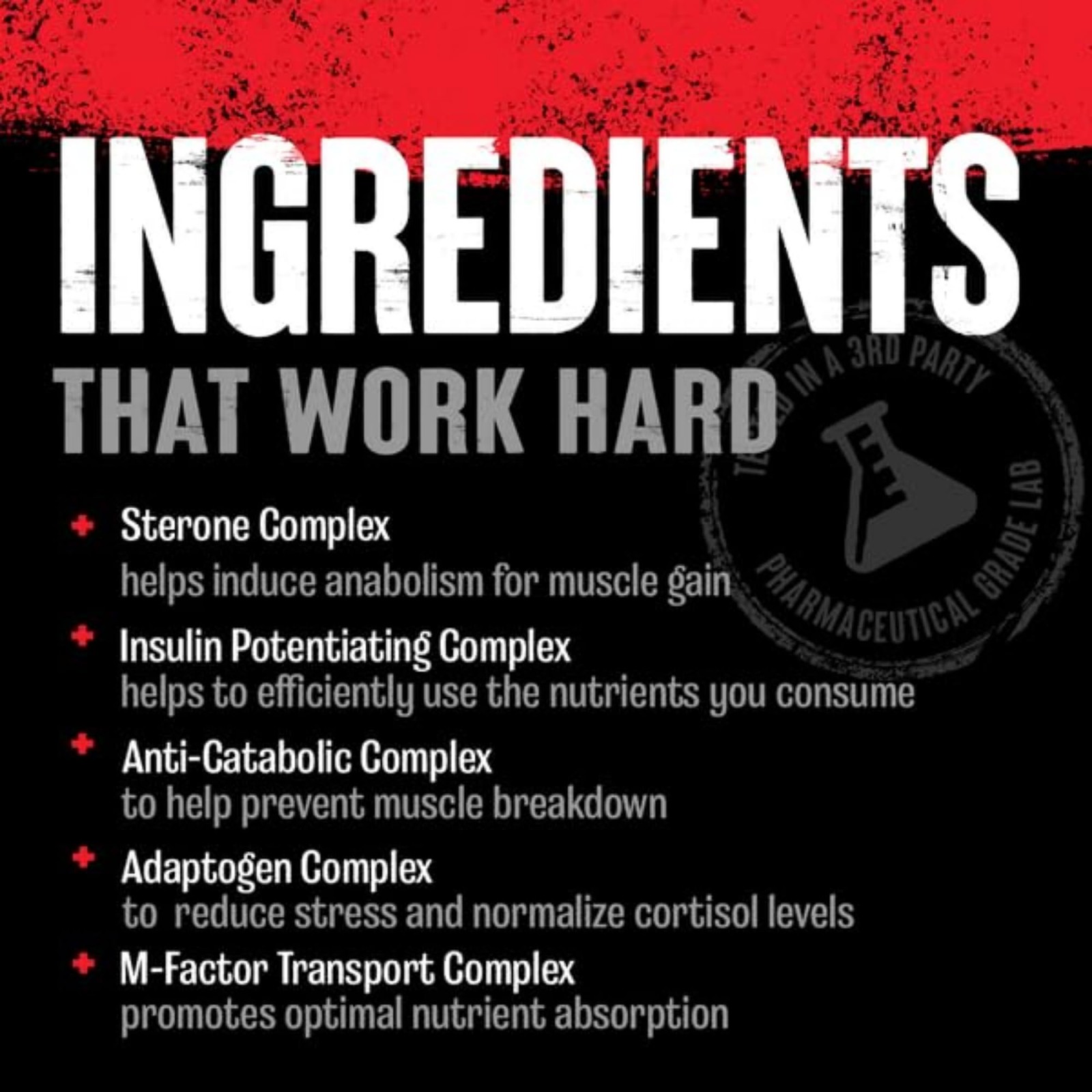 Animal M-Stak – Muscle Builder and Anabolic Mass Gainer Supplement for Bodybu…