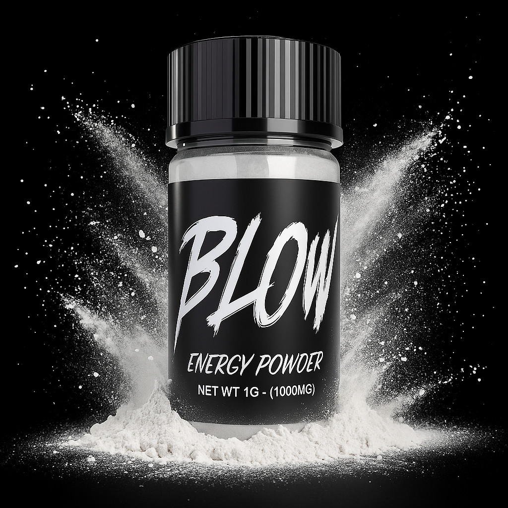 Blow Energy Powder – 400MG Caffeine – Instant Energy Pre Workout – 10 Pack