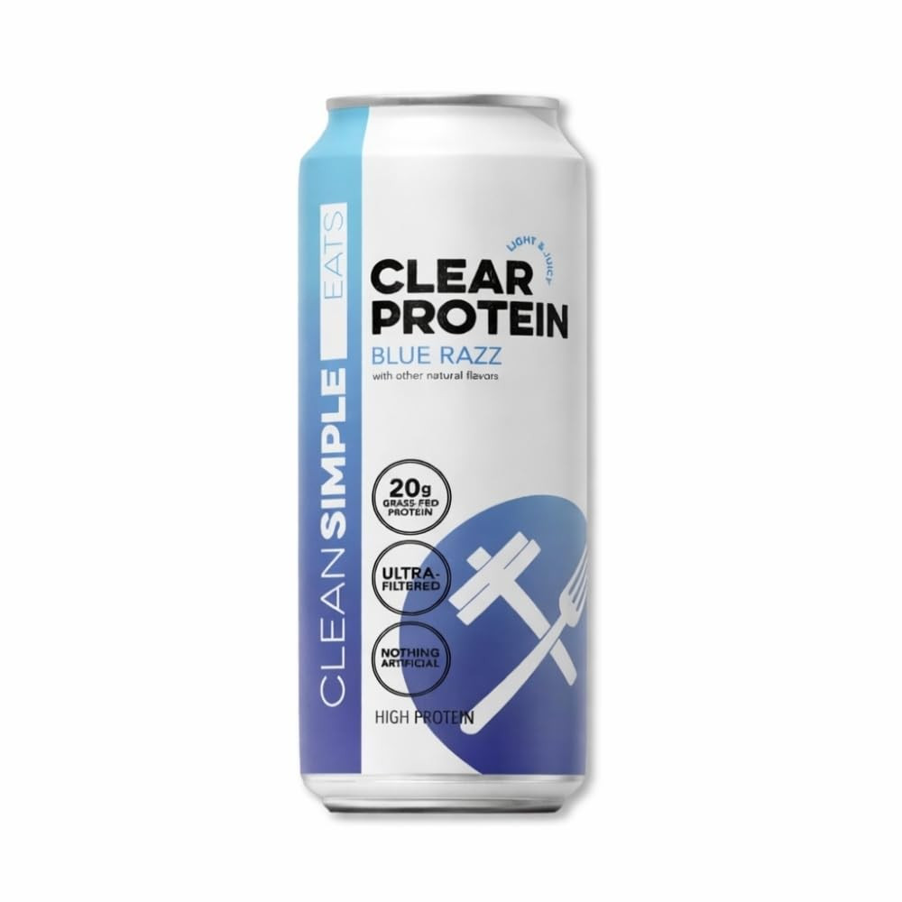 Clear Protein Water, 20G Grass Fed Whey Protein, Ultra Filtered, Light & Refresh