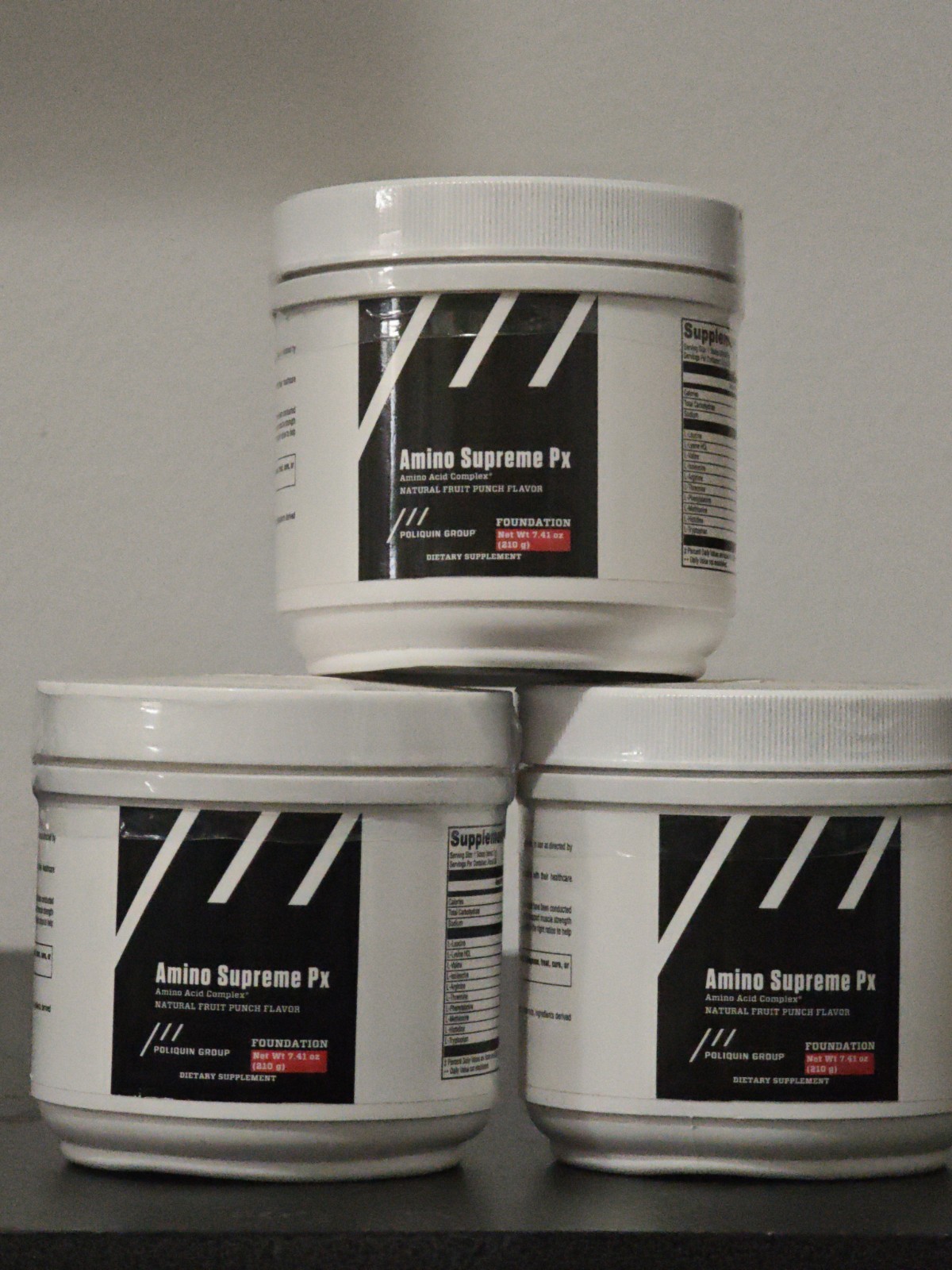 x3 Amino Supreme Px Natural Fruit Punch Flavor 7.41oz (210g)