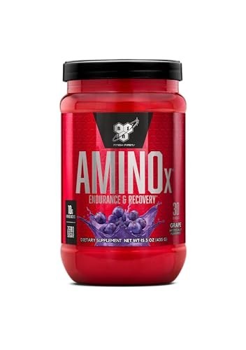 Amino X Muscle Recovery Powder – BCAAs, 10g Amino Acids, Keto, Zero Sugar, Grape
