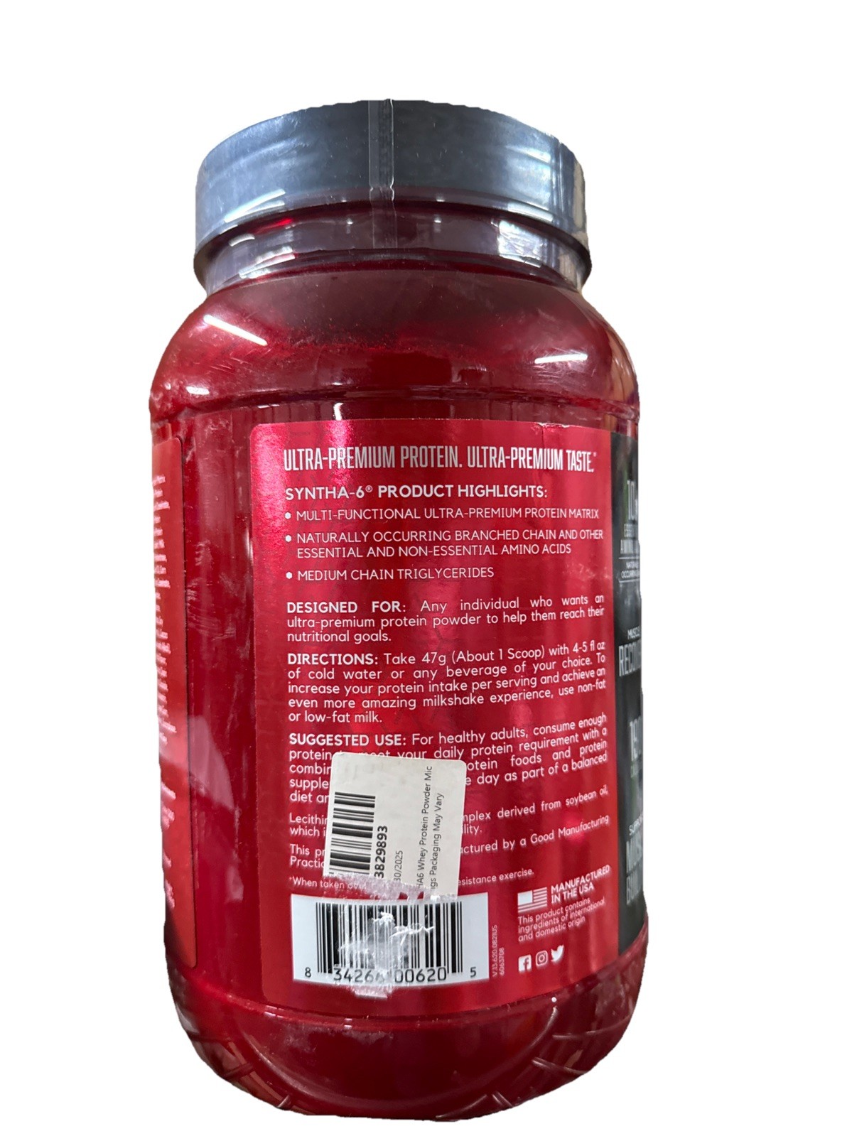 BSN SYNTHA-6® ULTRA PREMIUM PROTEIN MATRIX Muscle Building Recovery 22g 28 Serve