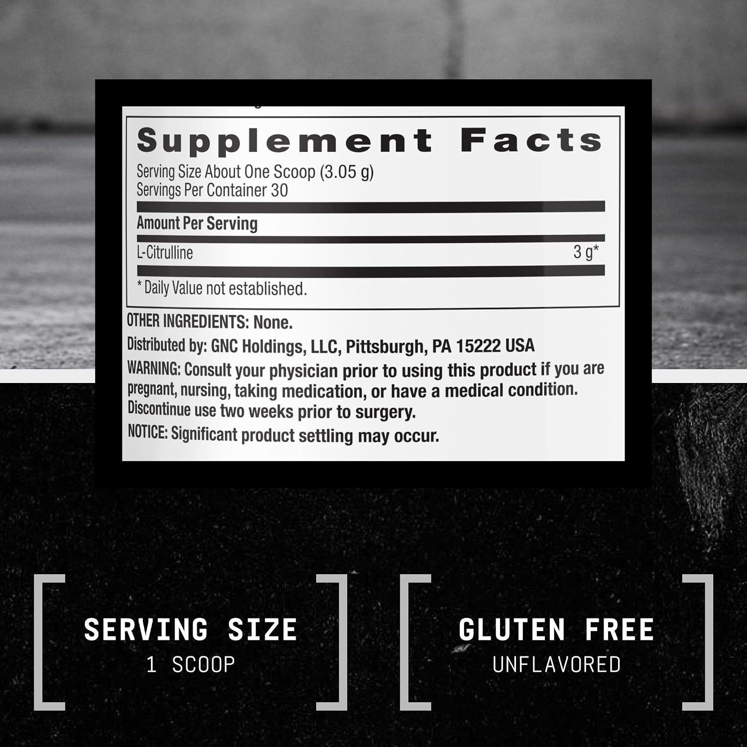 Chemistry Labs L-Citrulline Powder, Supports Peak Performance, 30 Servings