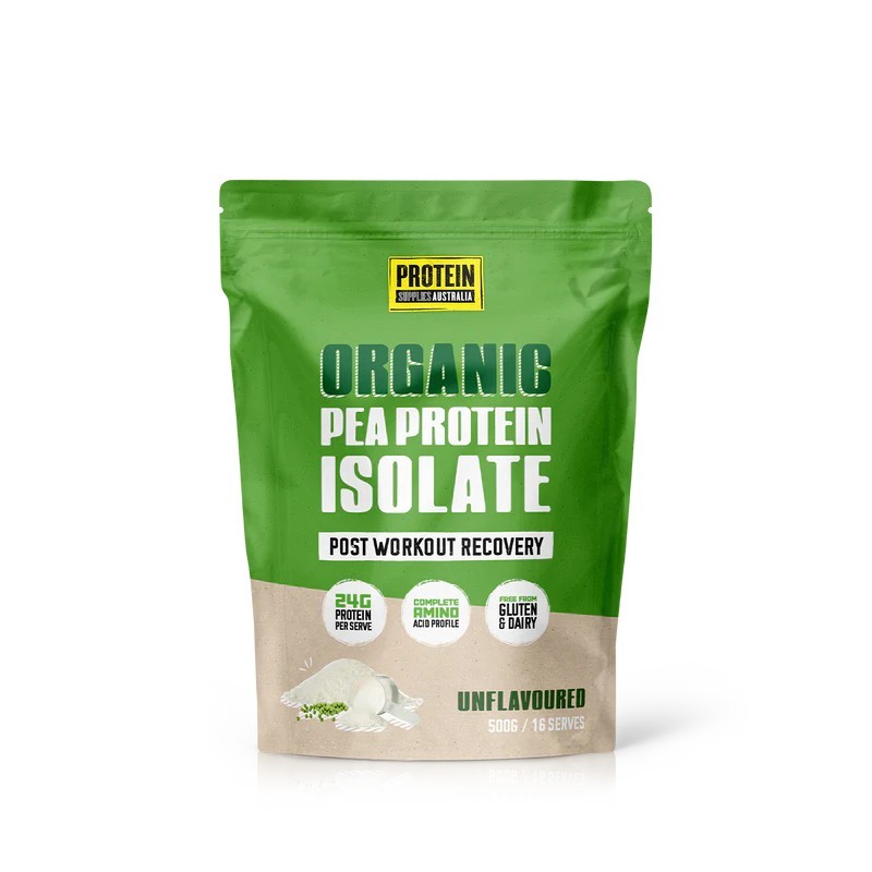 New Protein Supplies Australia Pea Protein Isolate Unflavoured 500g