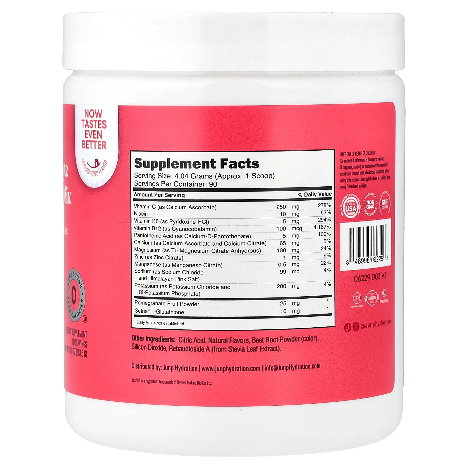Electrolyte Powder Mix, Wild Berry, 14.9 oz (423 g)