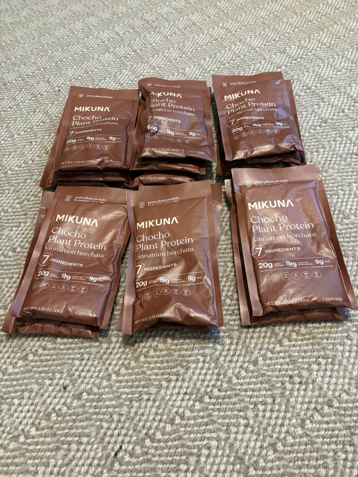 Mikuna Chocho Plant-Based Protein Powder, Cinnamon Horchata, Vegan 1.73oz