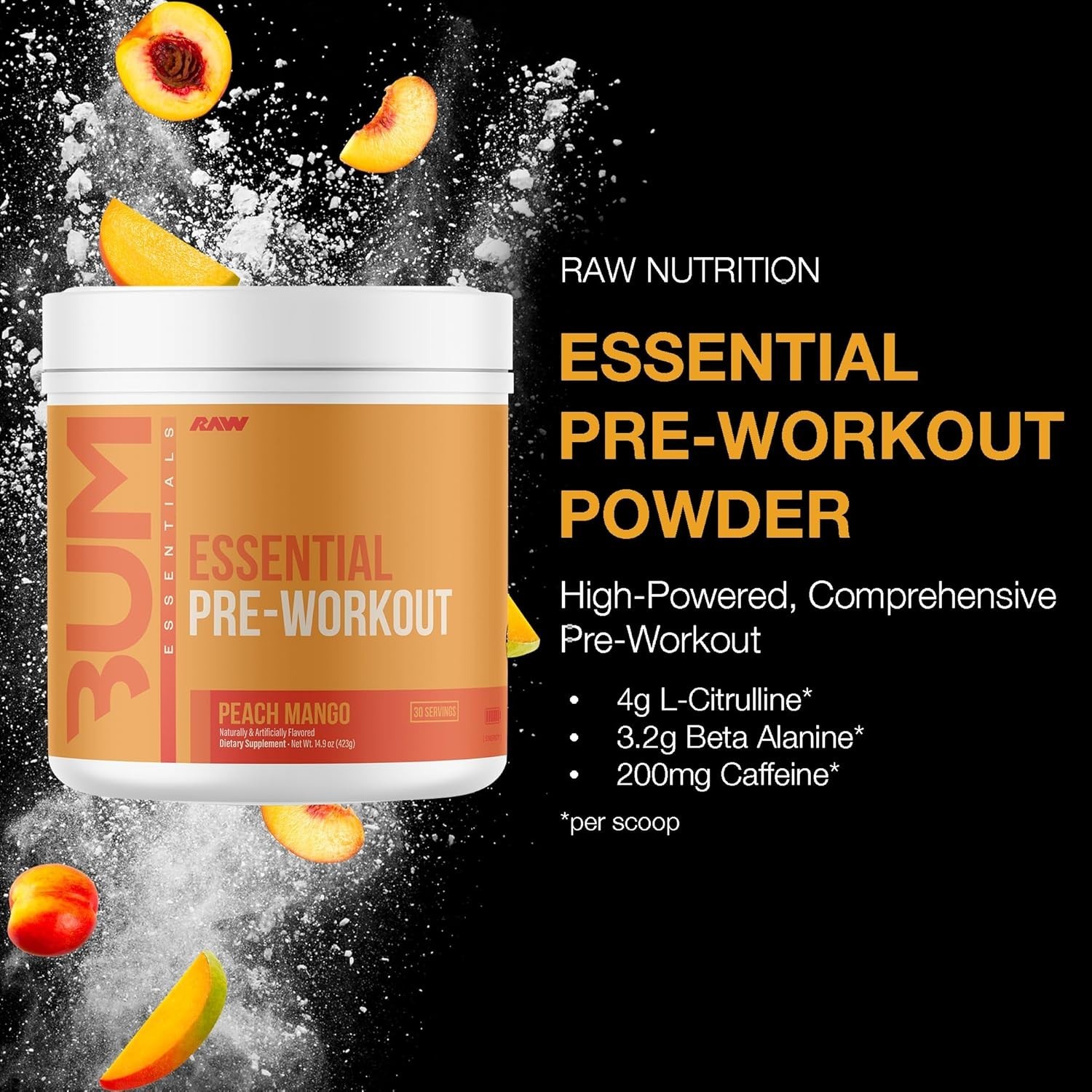 Pre-Workout Power: Chris Bumstead’s Peach Mango | Energy & Focus for All Lifters