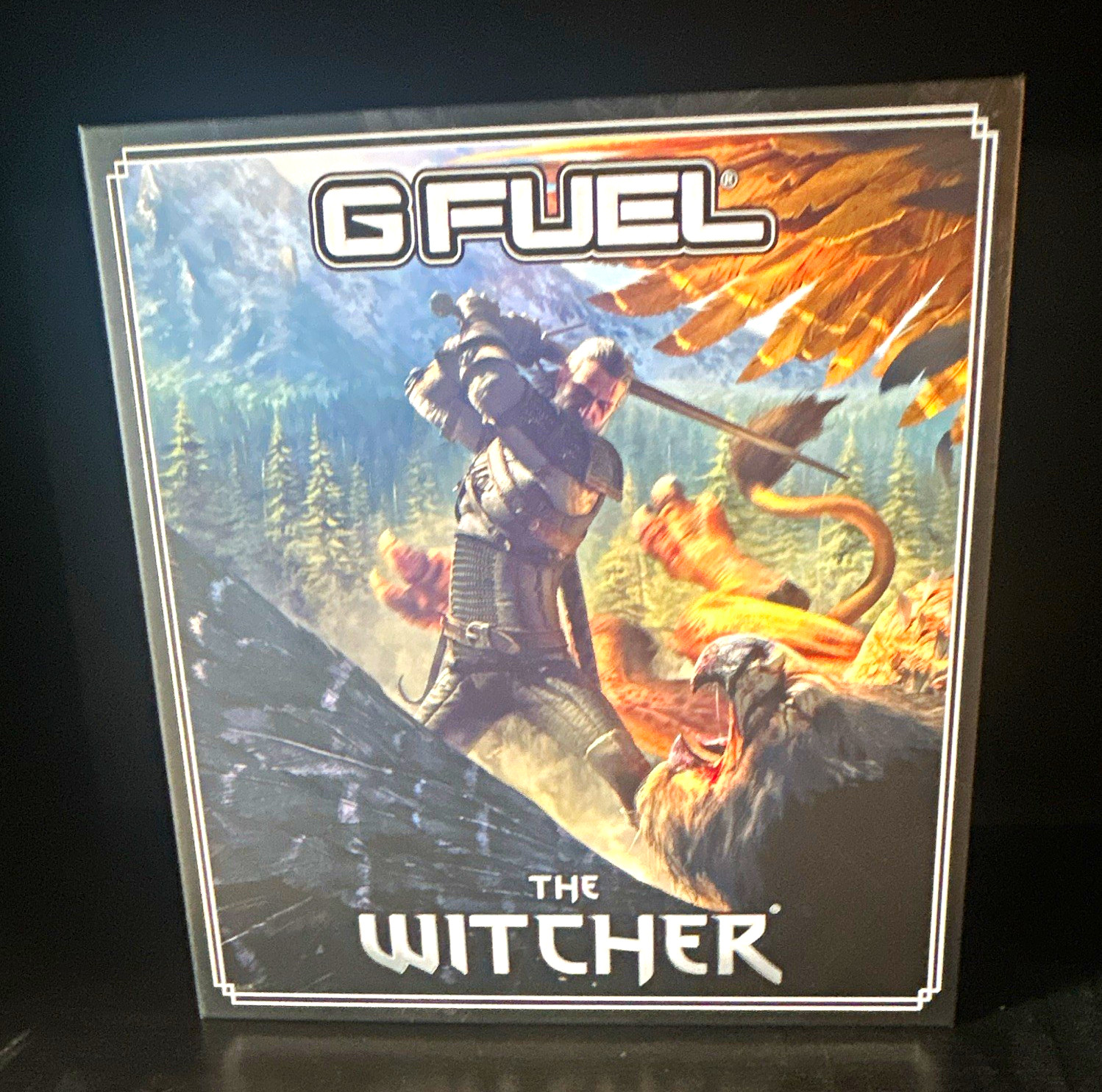 G FUEL The Witcher Tawny Owl Potion Energy Formula Powder Collector Box Set