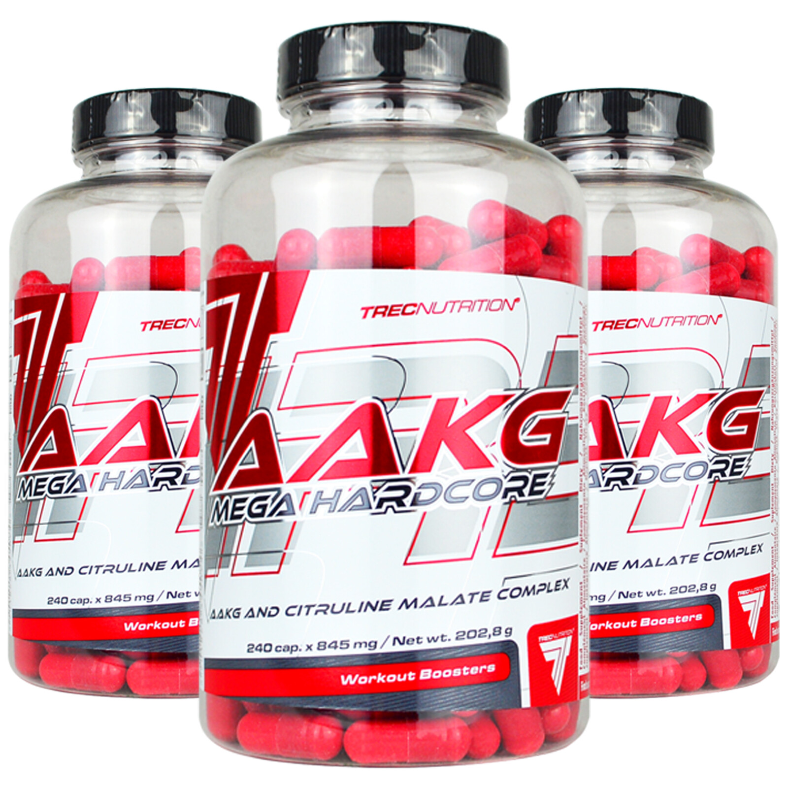 AAKG MEGA HARDCORE – Strong NO Nitric Oxide Booster Arginine & Citruline Malate