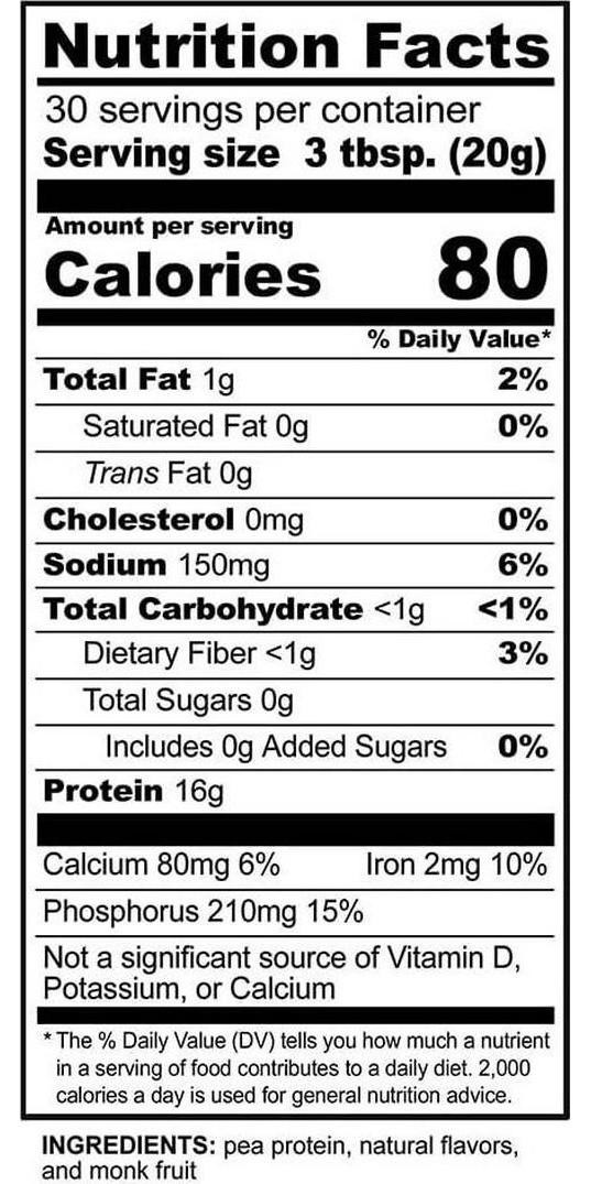 NutriBiotic Pea Protein Vanilla 21 Oz | Made in USA | BCAA-Rich and Keto