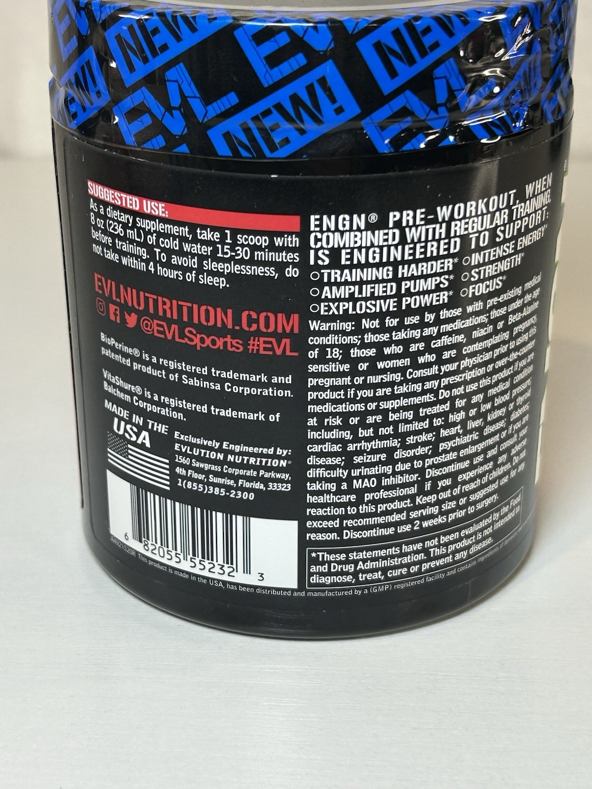 EVLution Nutrition, ENGN Pre-Workout Engine Cherry Limeade 9.3 oz 30 Servings