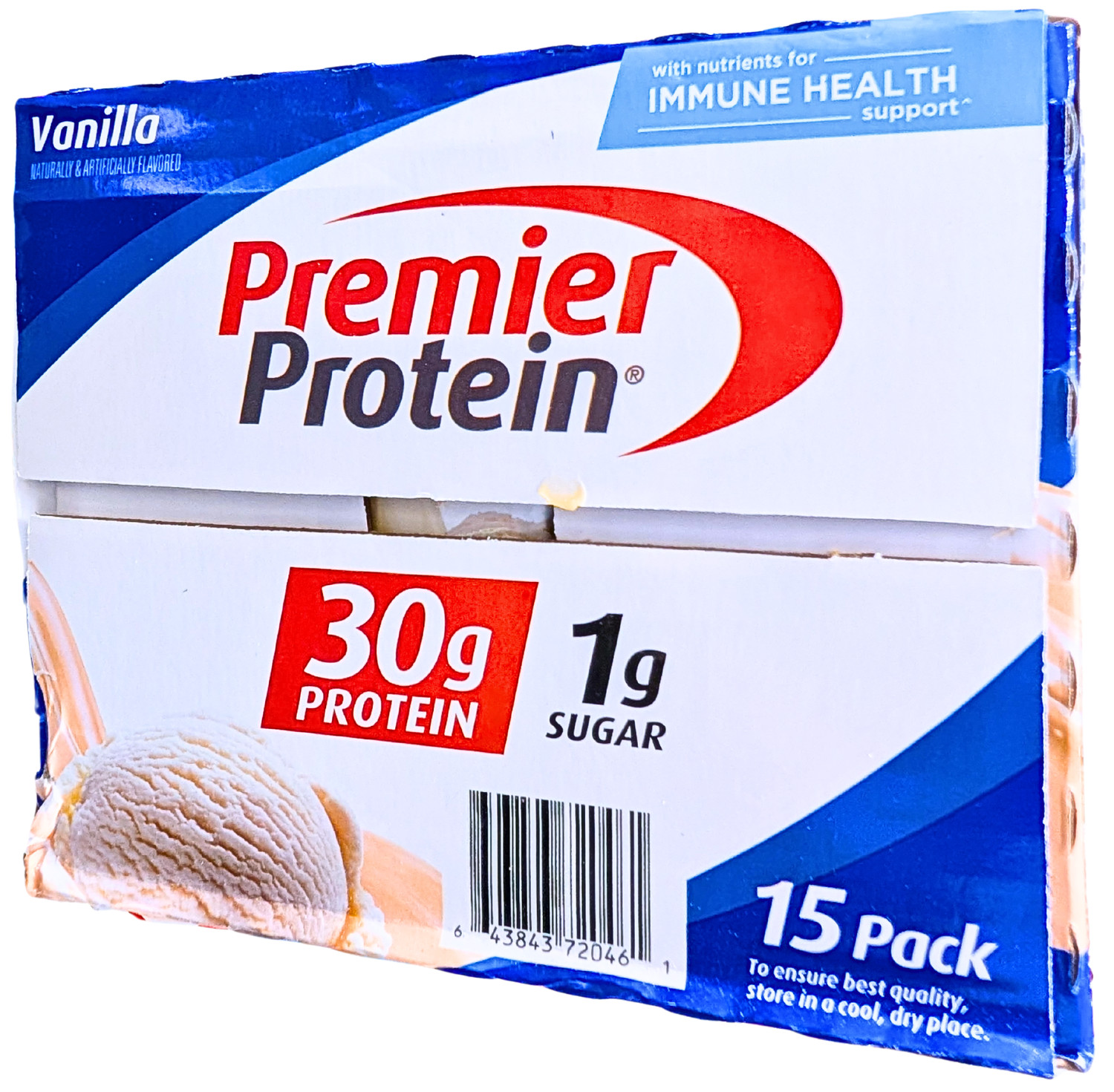 Premier Protein 30g High Protein Shake Vanilla 15 x 11 Fl Oz EXP 04/2026