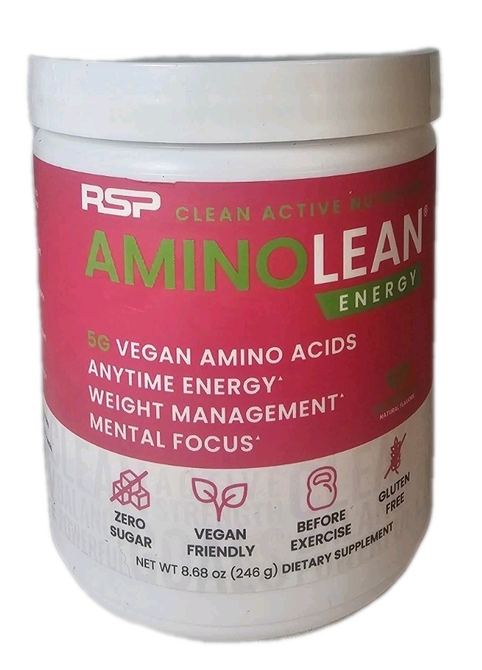 Amino Lean Energy – Watermelon – 8.68oz – Zero Sugar Exp:04/2027
