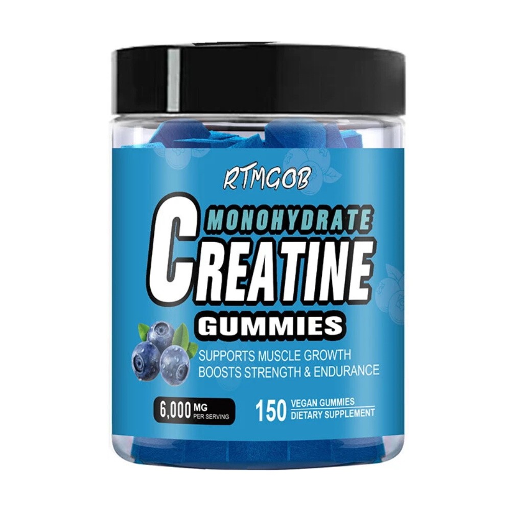 150x Counts Creatine Monohydrate Gummies – Increase Strength and Build Muscle