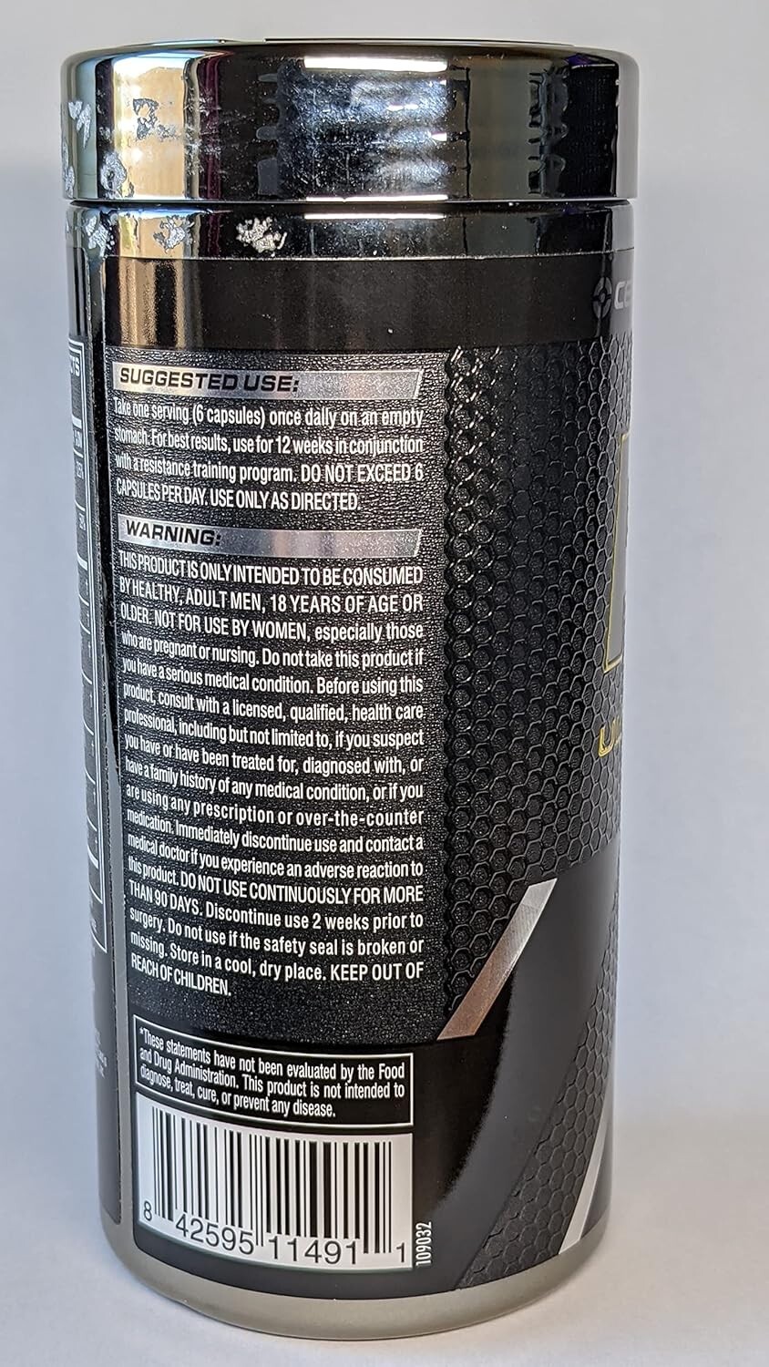 Cellucor P6 Ultimate Pills Male Enhance Boost Sexual Vital.- See Description