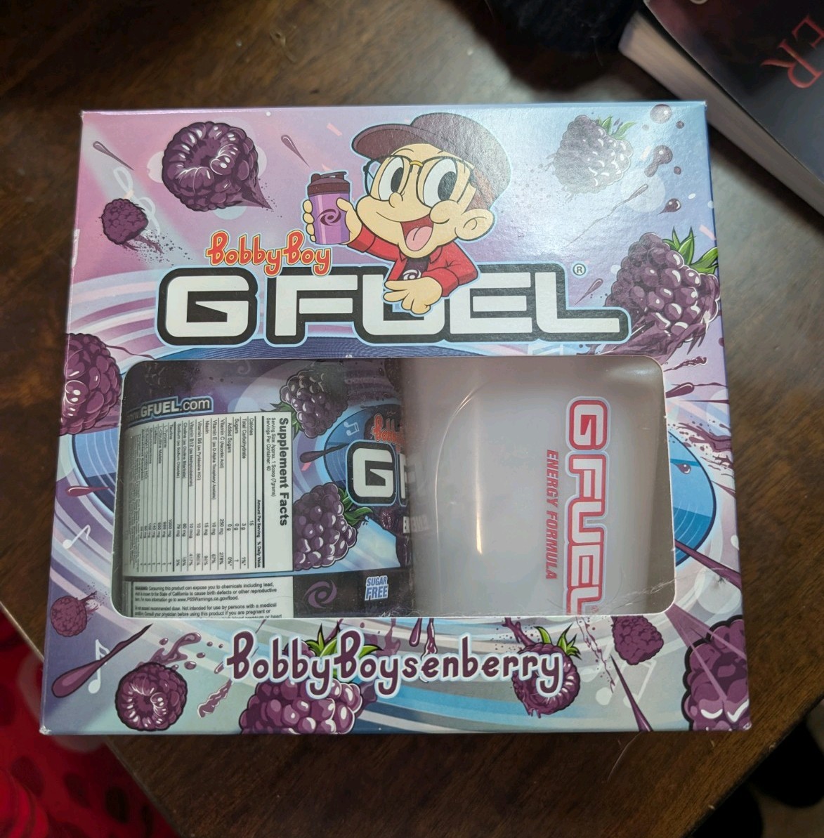 Gfuel Logic Bobby Boysenberry Collectors Box