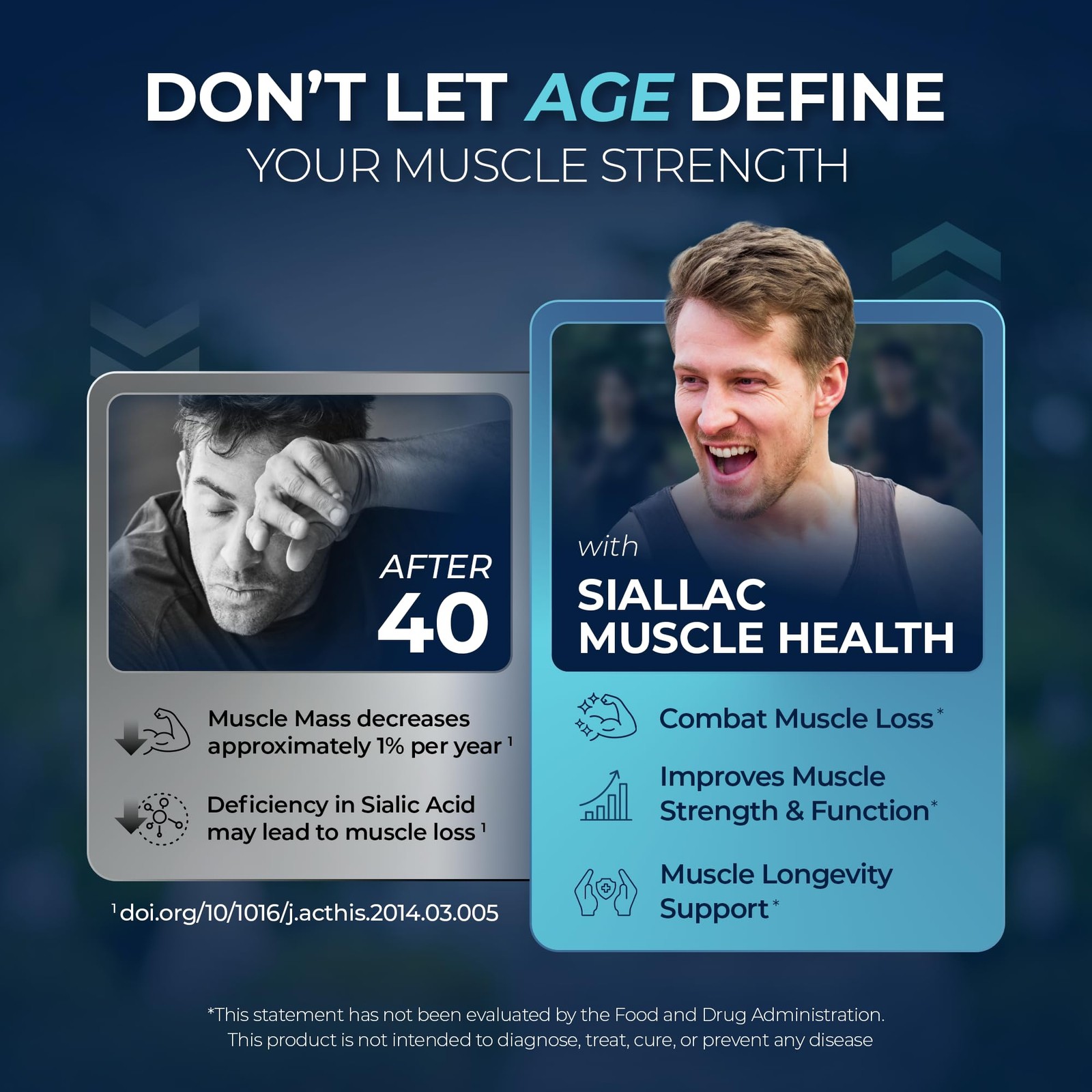 Muscle Health Supplement 6′-SL – Boost Mass, Strength, Recovery – Made in USA