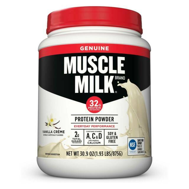 Muscle Milk Lean Muscle Protein Powder, Vanilla Creme – 1.93lbs