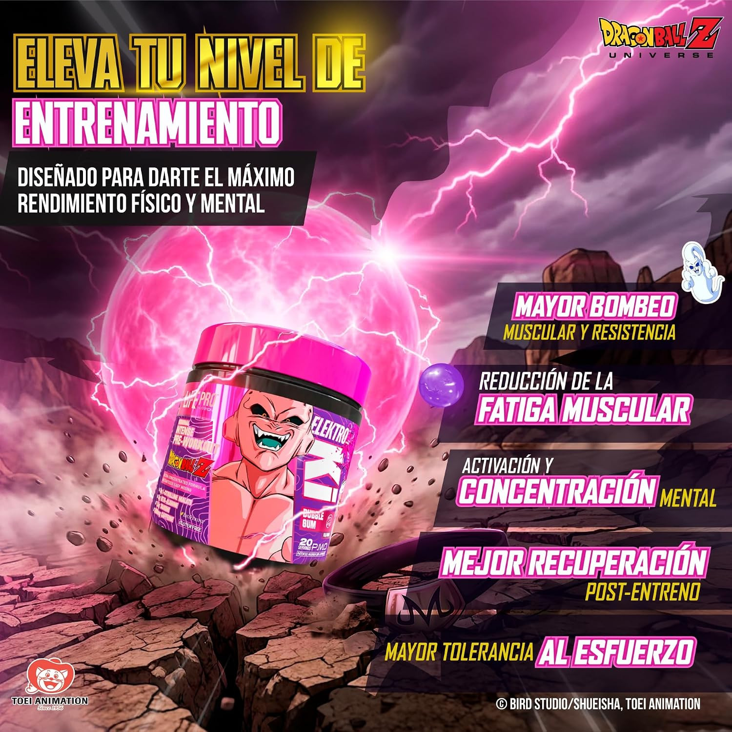Life Pro Elektro Ki Dragon Ball Z Limited Edition 400G – Potente Preentreno Insp