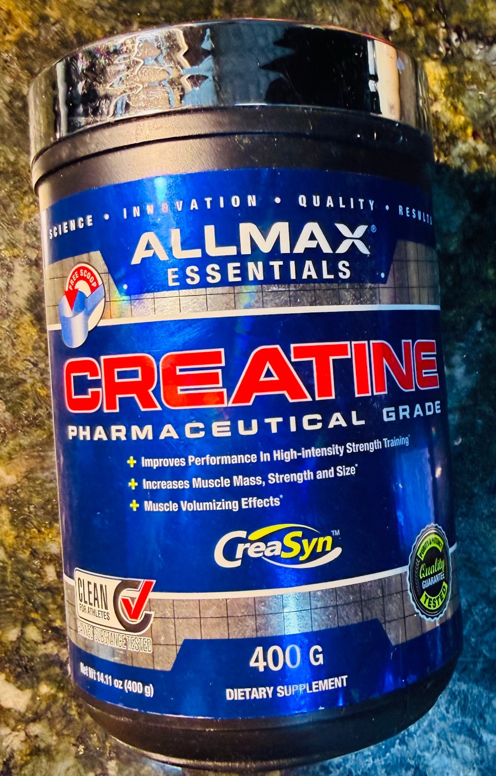 ALLMAX Creatine Monohydrate CreaSyn 400g NEW Sealed