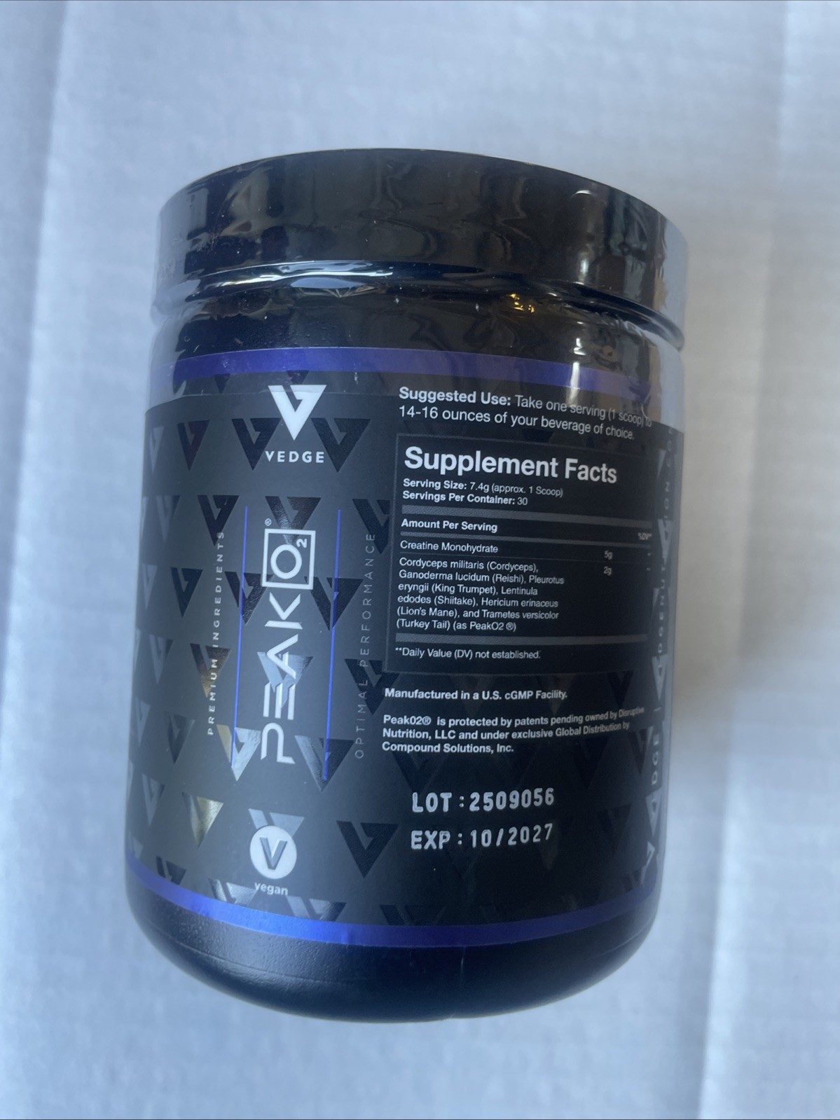 vedge Nutrition Creatine + | Vegan Plant-Based Creatine Monohydrate Powder | …
