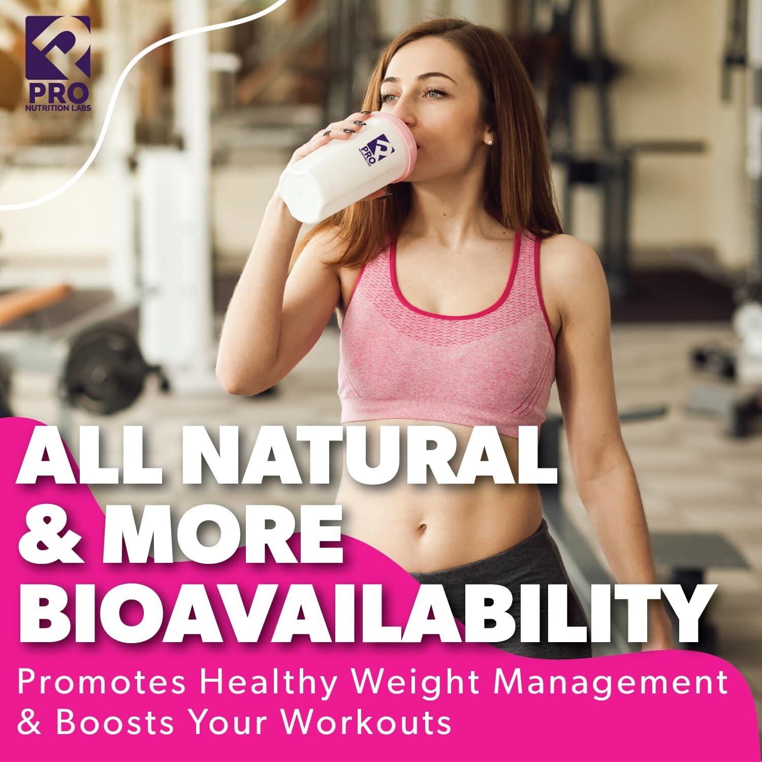 PRO NUTRITION LABS Whey Protein Vanilla Powder for Women Supports Lean Muscle