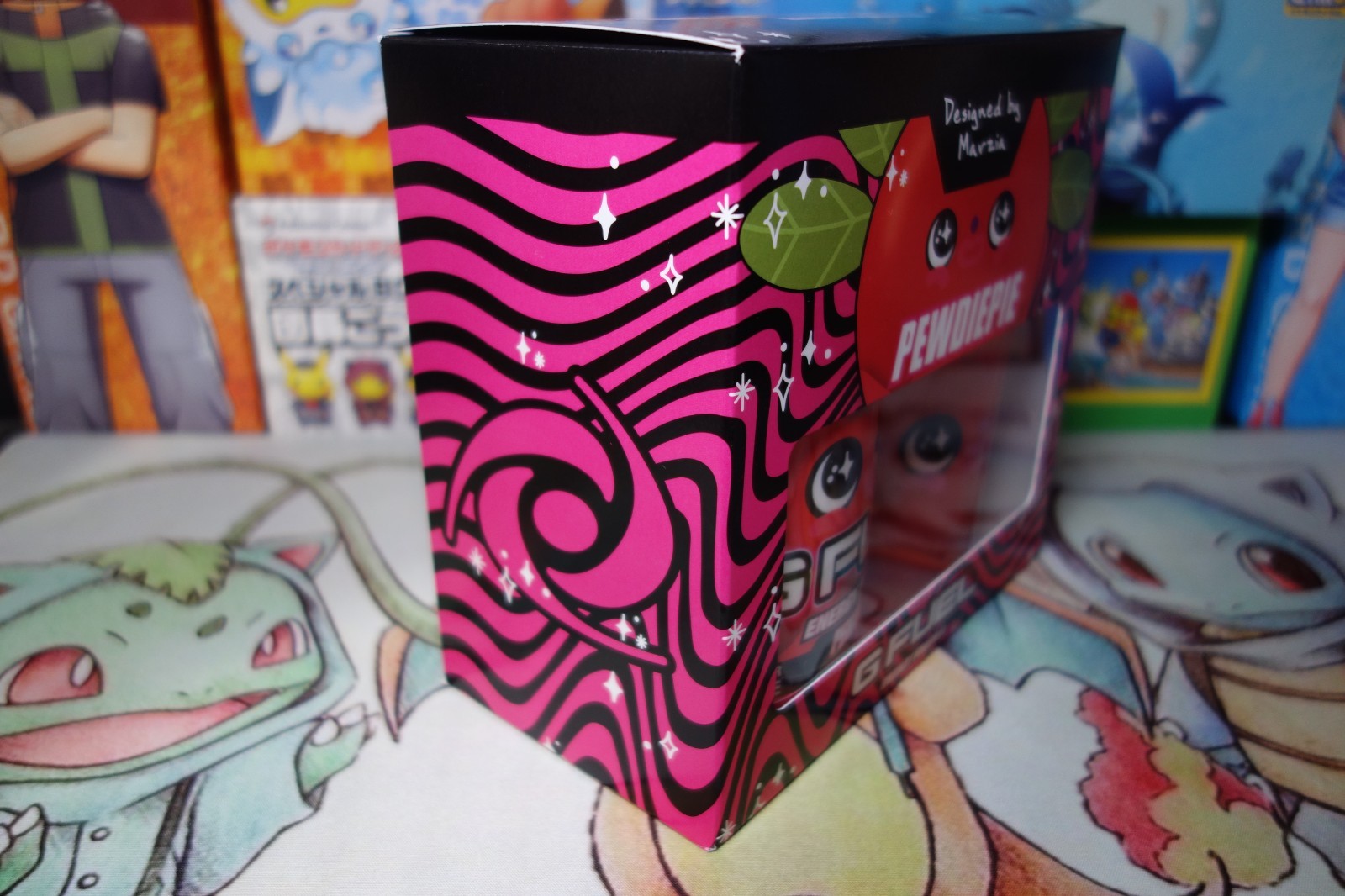 Marzia Pewdiepie Lingonberry G fuel Collector’s Box Brand New On Hand!