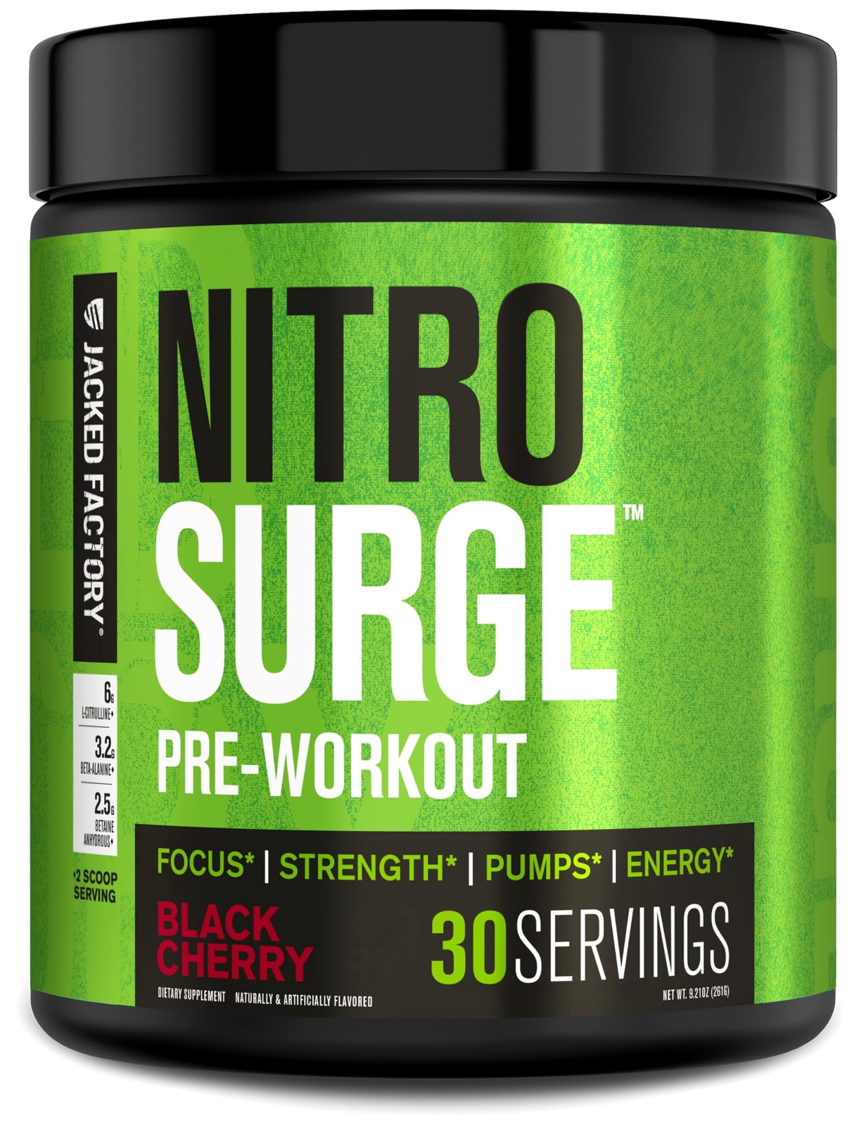 NITROSURGE Pre Workout Supplement – Endless Energy, Instant Strength Gains, Clea