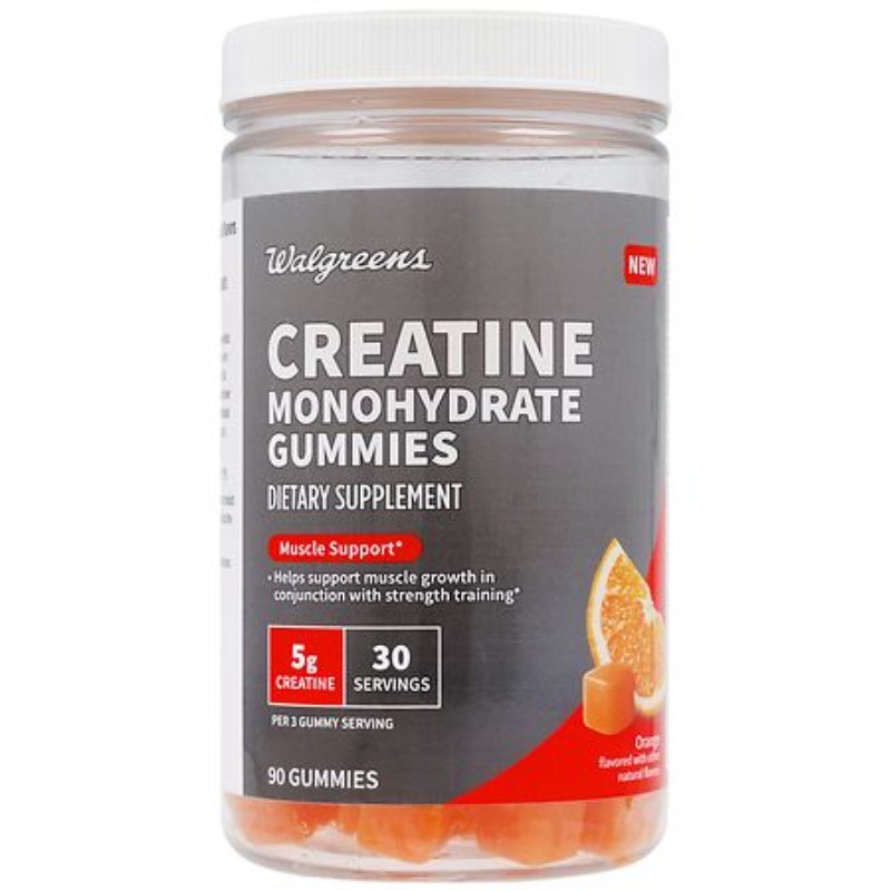 Creatine Monohydrate 5 g Gummies Orange 90.0 ea