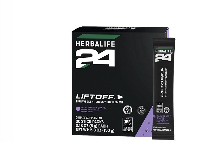 Pineapple Push HERBALIFE24® Liftoff® Energy Drink 5.3oz And Black Berry