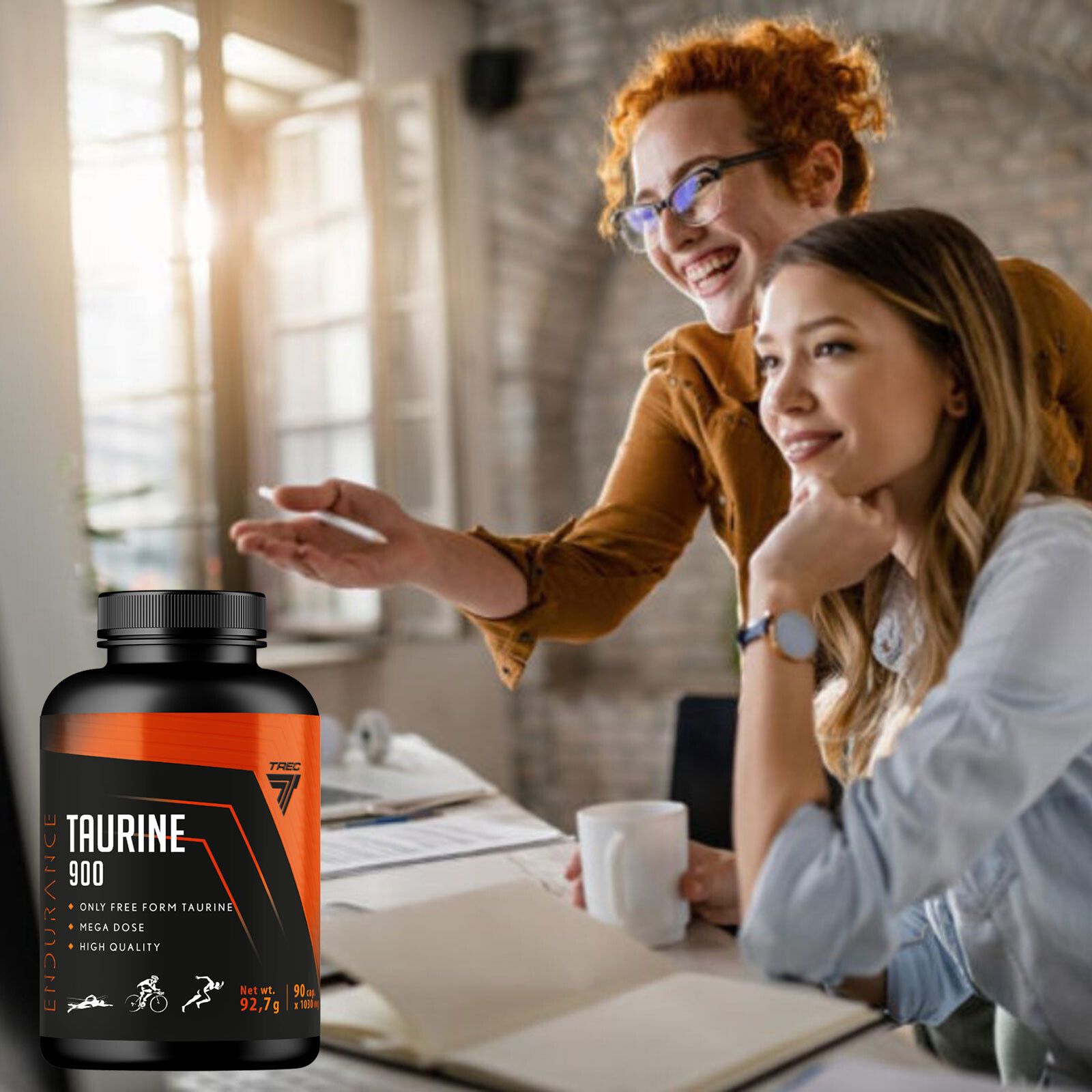 TAURINE 900 – 90–270 Capsules – Focus, Energy, Muscle, Amino Acid – No Caffeine