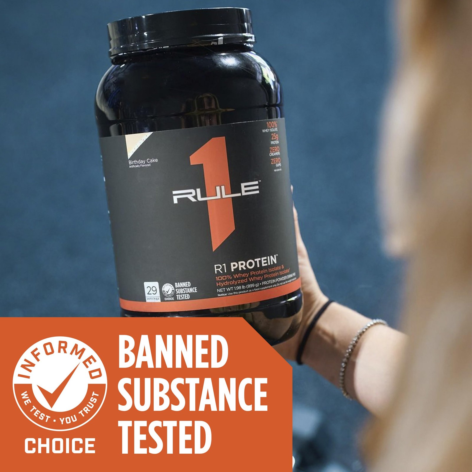 Rule 1 Proteins R1 Protein Whey Isolate with 25g Protein & 6g BCAA Exclusive…