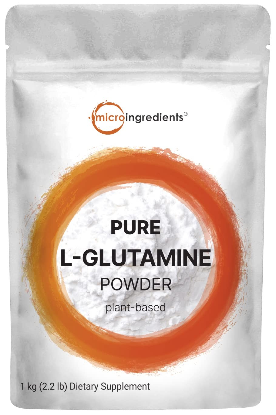 Pure L-Glutamine Powder, 2.2lbs (1kg) | Free Form 35.2 Ounce (Pack of 1)