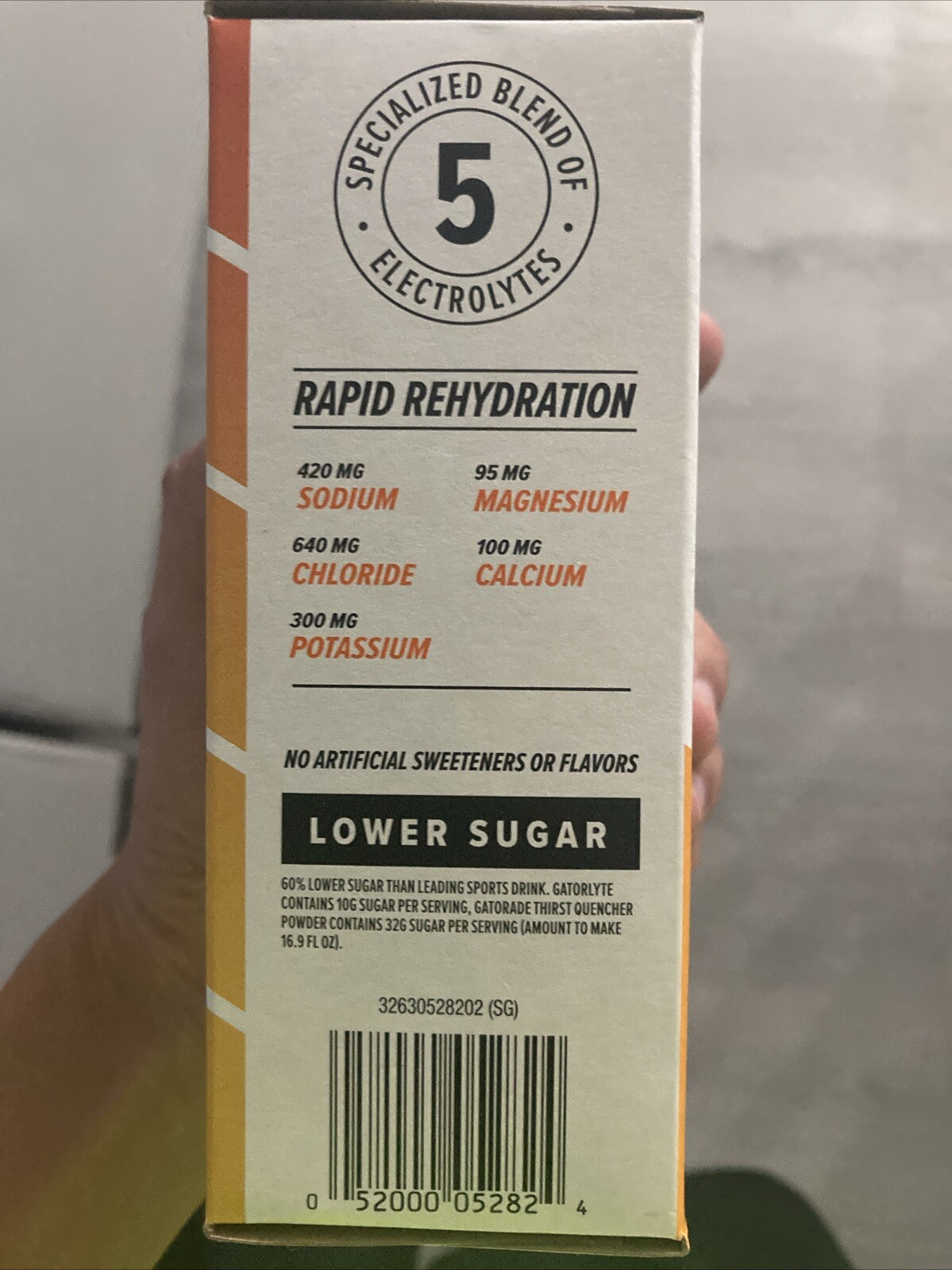 3 Boxes Orange Gatorlyte Rapid Rehydration Electrolyte Powder 6-Packs