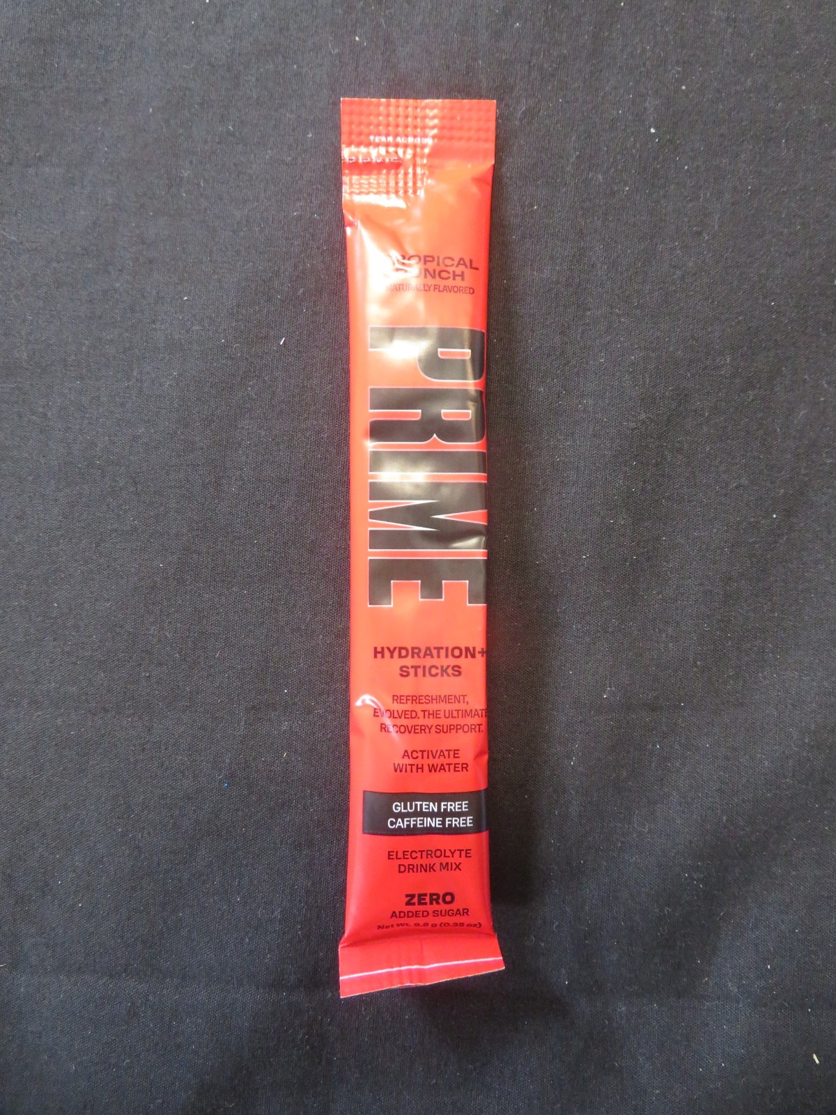 Prime Blue Raspberry Topical Punch 6 Hydration+ Sticks Packets Zero Sugar Added