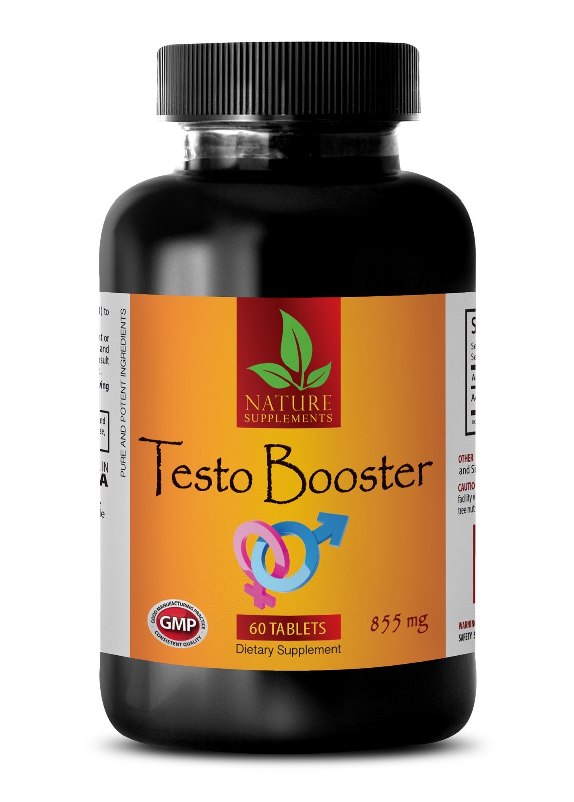 TESTO BOOSTER w/ Tribulus Terrestris Testosterone Booster 60 Capsules 1 Bottle