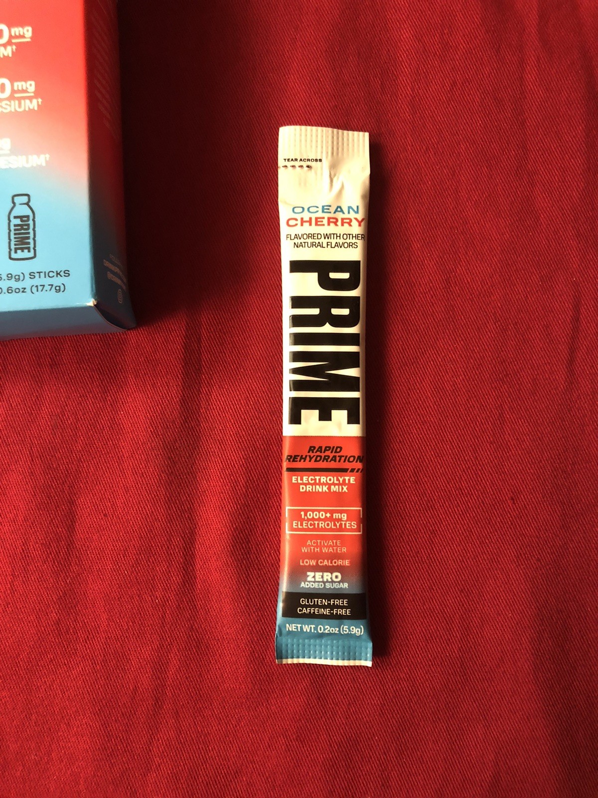 Prime Rapid Rehydration Sticks, Ocean Cherry, 6 total 2 Boxes